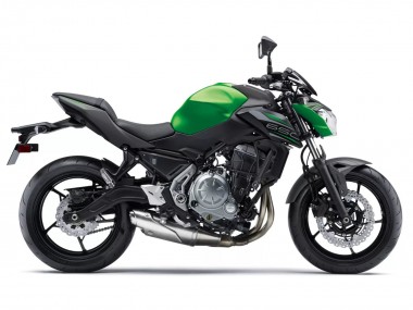 Affordable 2017-2019 Kawasaki Ninja Z650 Motorcycle Fairings - Black Green Silver