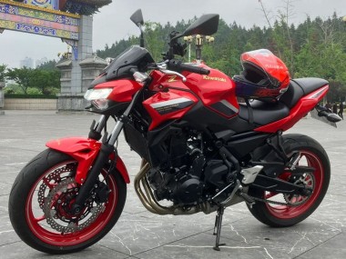 Affordable 2020-2023 Kawasaki Ninja Z650 Motorcycle Fairings - Red Black