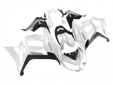 Affordable 2010-2016 Kawasaki Z1000SX Motorcycle Fairings - Pearl White Black