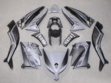 Affordable 2012-2014 Yamaha TMAX530 Motorcycle Fairings - Matte Black Grey ENEOS Yamalube