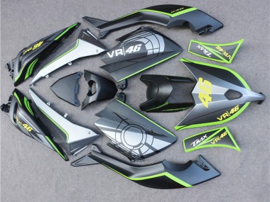 Affordable 2012-2014 Yamaha TMAX530 Motorcycle Fairings - Matte Black Grey Lime Green 46