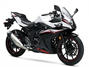 Affordable 2017-2020 Suzuki GSX250R Motorcycle Fairing - White Black