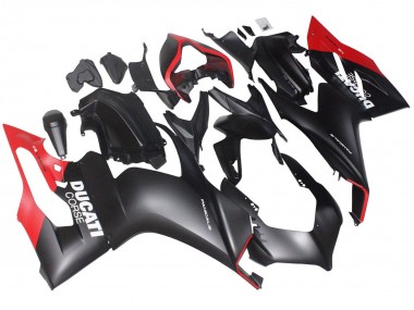 Affordable 2020-2024 Ducati Panigale V2 Motorcycle Fairings - Red Matte Black Corse