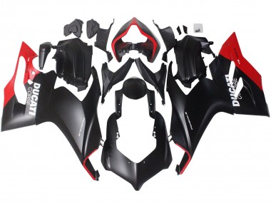 Affordable 2020-2024 Ducati Panigale V2 Motorcycle Fairings - Red Matte Black Corse