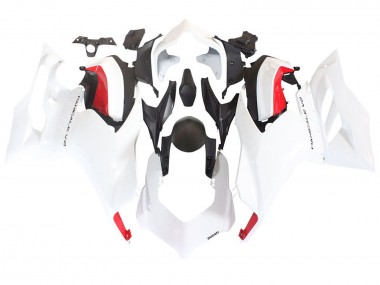Affordable 2020-2024 Ducati Panigale V2 Motorcycle Fairings - White Red Matte Black