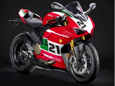 Affordable 2020-2024 Ducati Panigale V2 Motorcycle Fairings - White Red Green Matte Black Corse 21