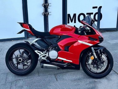 Affordable 2020-2024 Ducati Panigale V2 Motorcycle Fairings - Red White