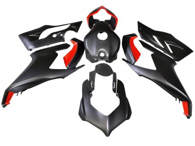 Affordable 2020-2024 Ducati Panigale V2 Motorcycle Fairing Kits - Red Matte Black