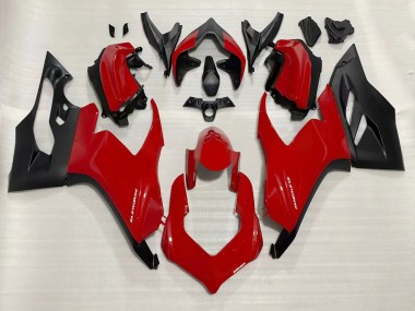Affordable 2020-2024 Ducati Panigale V2 Motorcycle Fairings - Red Matte Black