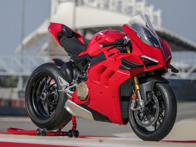 2020-2021 Ducati Panigale V4 V4S Motorcycle Fairing - Red Matte Black