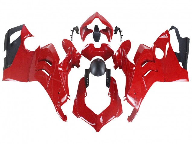 2020-2021 Ducati Panigale V4 V4S Motorcycle Fairing - Red Matte Black
