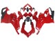 2020-2021 Ducati Panigale V4 V4S Motorcycle Fairing - Red Matte Black