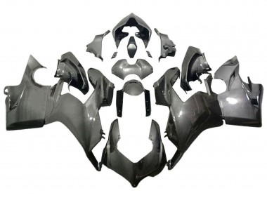 Affordable 2018-2019 Ducati Panigale V4 V4S Motorcycle Fairings - Black Carbon Fiber Style
