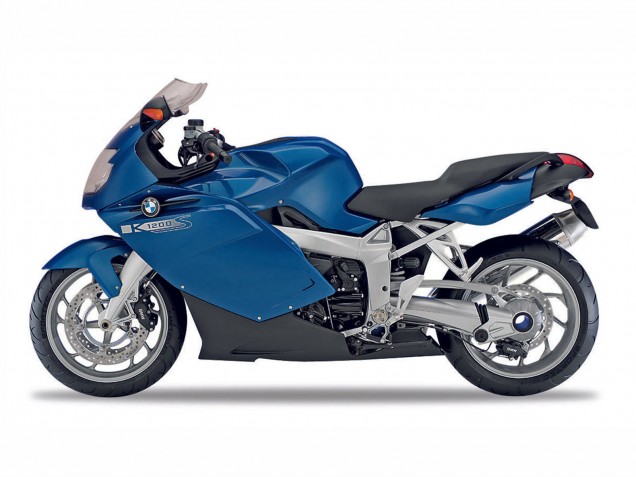 2005-2010 BMW K1200S Motorcycle Fairings - Dark Blue Black