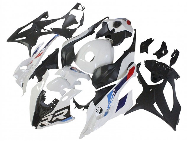 2023-2024 BMW S1000RR Motorcycle Fairing - White Blue Red Matte Black