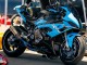 2019-2022 BMW S1000RR Motorcycle Fairings - Blue Black Carbon Fiber