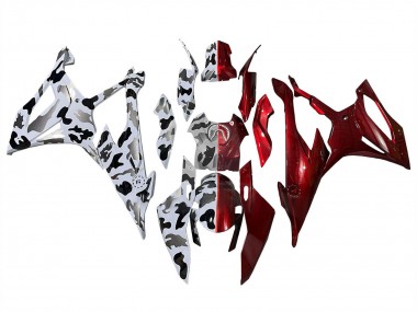 Affordable 2019-2022 BMW S1000RR Motorcycle Fairings - Glossy Red Black White Grey