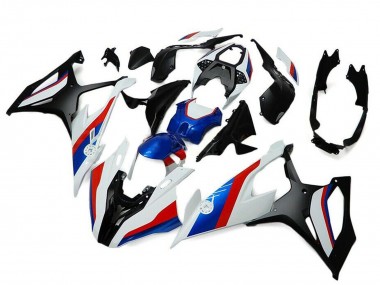 Affordable 2019-2022 BMW S1000RR Motorcycle Fairings - Black White Red Blue