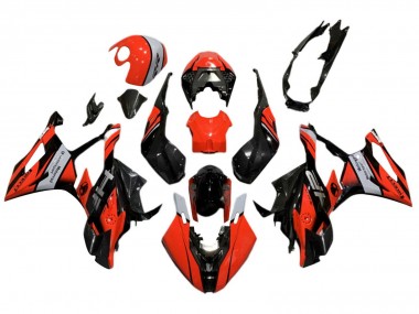 Affordable 2019-2022 BMW S1000RR Motorcycle Fairings - Black Red Grey