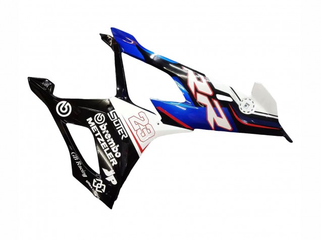 2019-2022 BMW S1000RR Motorcycle Fairings - Blue Red White 23
