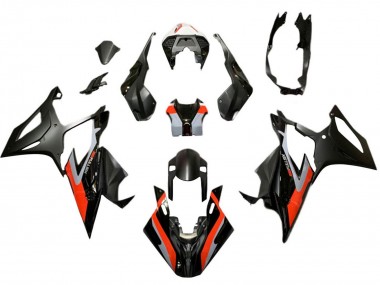 Affordable 2019-2022 BMW S1000RR Motorcycle Fairings - Red Black Grey