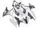2019-2022 BMW S1000RR Motorcycle Fairings - Grey Black Carbon Fiber