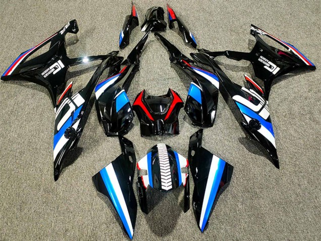 2019-2022 BMW S1000RR Motorcycle Fairings - Black Blue White