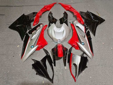 Affordable 2019-2022 BMW S1000RR Motorcycle Fairings - Black Silver Red