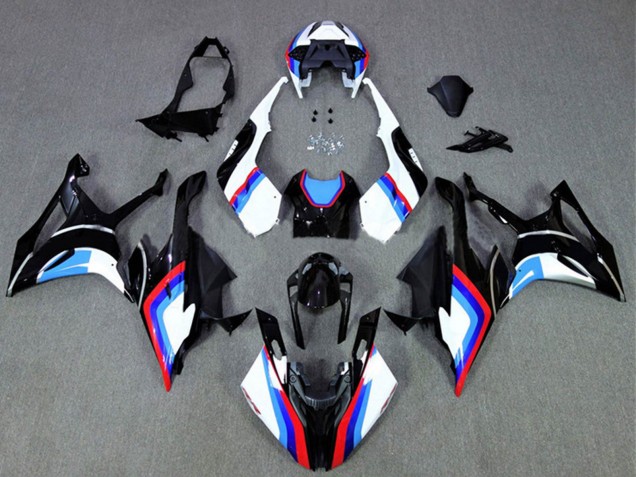 2019-2022 BMW S1000RR Motorcycle Fairings - Black White Blue Red