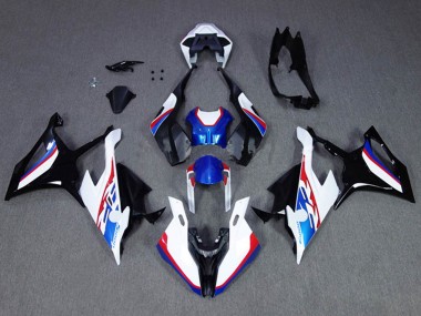 Affordable 2019-2022 BMW S1000RR Motorcycle Fairings - Blue White Red