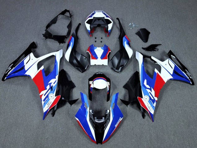 2019-2022 BMW S1000RR Motorcycle Fairings - White Black Blue Red