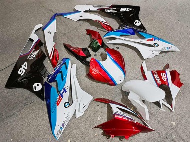 Affordable 2019-2022 BMW S1000RR Motorcycle Fairings - Red White Blue 46
