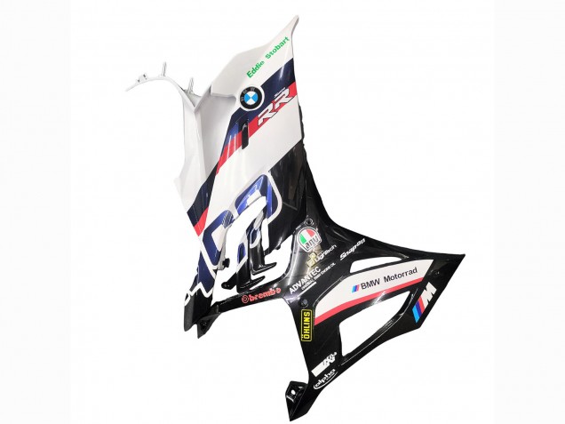 2019-2022 BMW S1000RR Motorcycle Fairings - White Black Pink Oxford