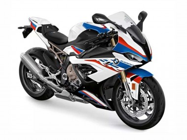 Affordable 2019-2022 BMW S1000RR Motorcycle Fairings - White Blue Red
