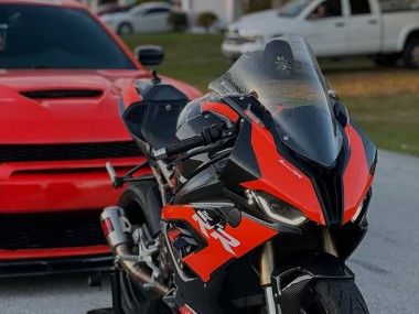 Affordable 2019-2022 BMW S1000RR Motorcycle Fairings - Red Black