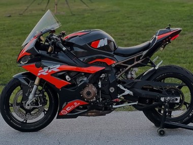 Affordable 2019-2022 BMW S1000RR Motorcycle Fairings - Red Black