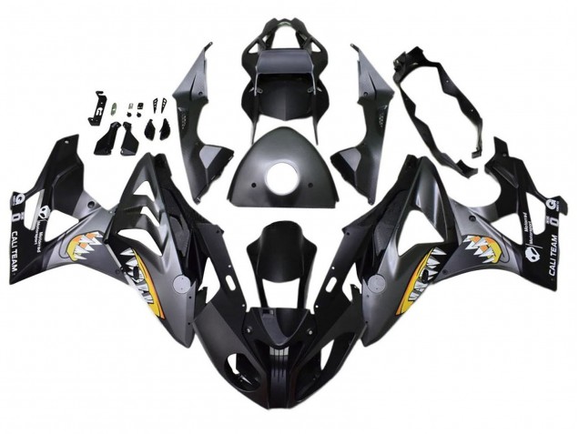 2017-2018 BMW S1000RR Motorcycle Fairings - Grey Black Yellow Shark
