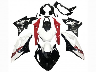 Affordable 2017-2018 BMW S1000RR Motorcycle Fairings - White Red Matte Black