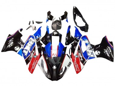 Affordable 2017-2018 BMW S1000RR Motorcycle Fairings Kits - White Blue Red Glossy Black