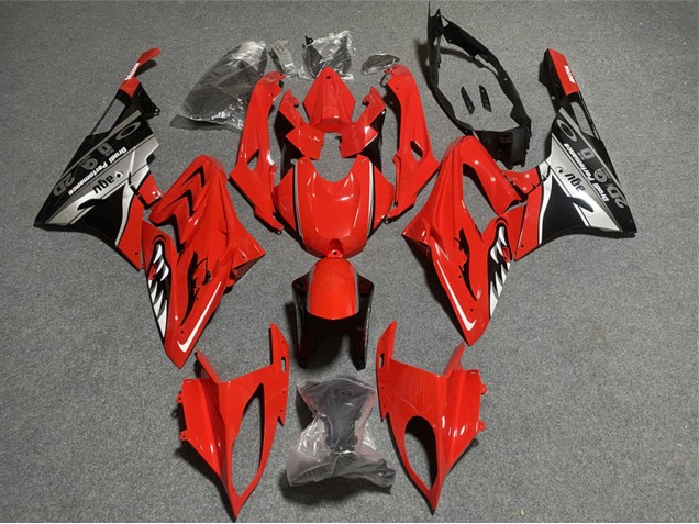 2017-2018 BMW S1000RR Motorcycle Fairings - Red Grey Black Shark