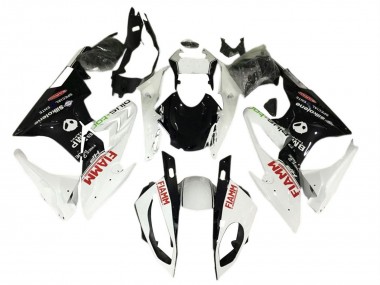 Affordable 2017-2018 BMW S1000RR Motorcycle Fairings - White Black Fiamm