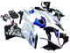 2015-2016 BMW S1000RR Motorcycle Fairing Kits - White Blue Glossy Black