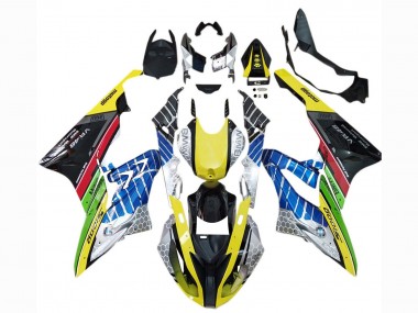 Affordable 2015-2016 BMW S1000RR Motorcycle Fairings - Yellow Blue Green Red Black VR 46