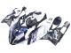 2015-2016 BMW S1000RR Motorcycle Fairings - White Blue Black Carbon Fiber