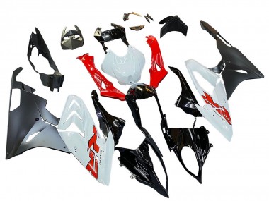 Affordable 2015-2016 BMW S1000RR Motorcycle Fairings - Red White Glossy Black Matte Black