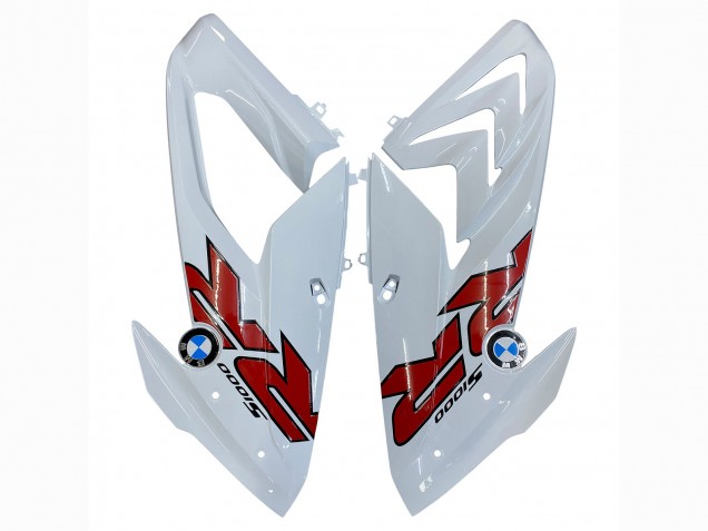 2015-2016 BMW S1000RR Motorcycle Fairings - White Black Carbon Fiber
