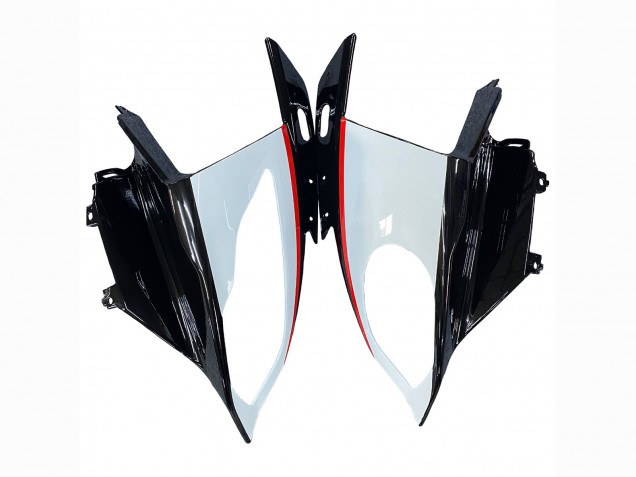 2015-2016 BMW S1000RR Motorcycle Fairings - White Black Carbon Fiber