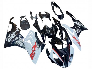 Affordable 2015-2016 BMW S1000RR Motorcycle Fairings - White Glossy Black