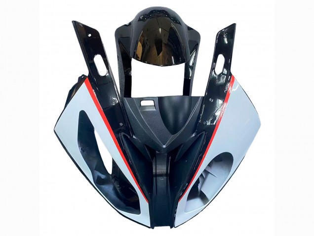 2015-2016 BMW S1000RR Motorcycle Fairings - White Glossy Black