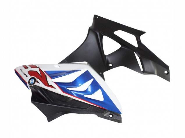 2009-2014 BMW S1000RR Motorcycle Fairings - White Blue Matte Black